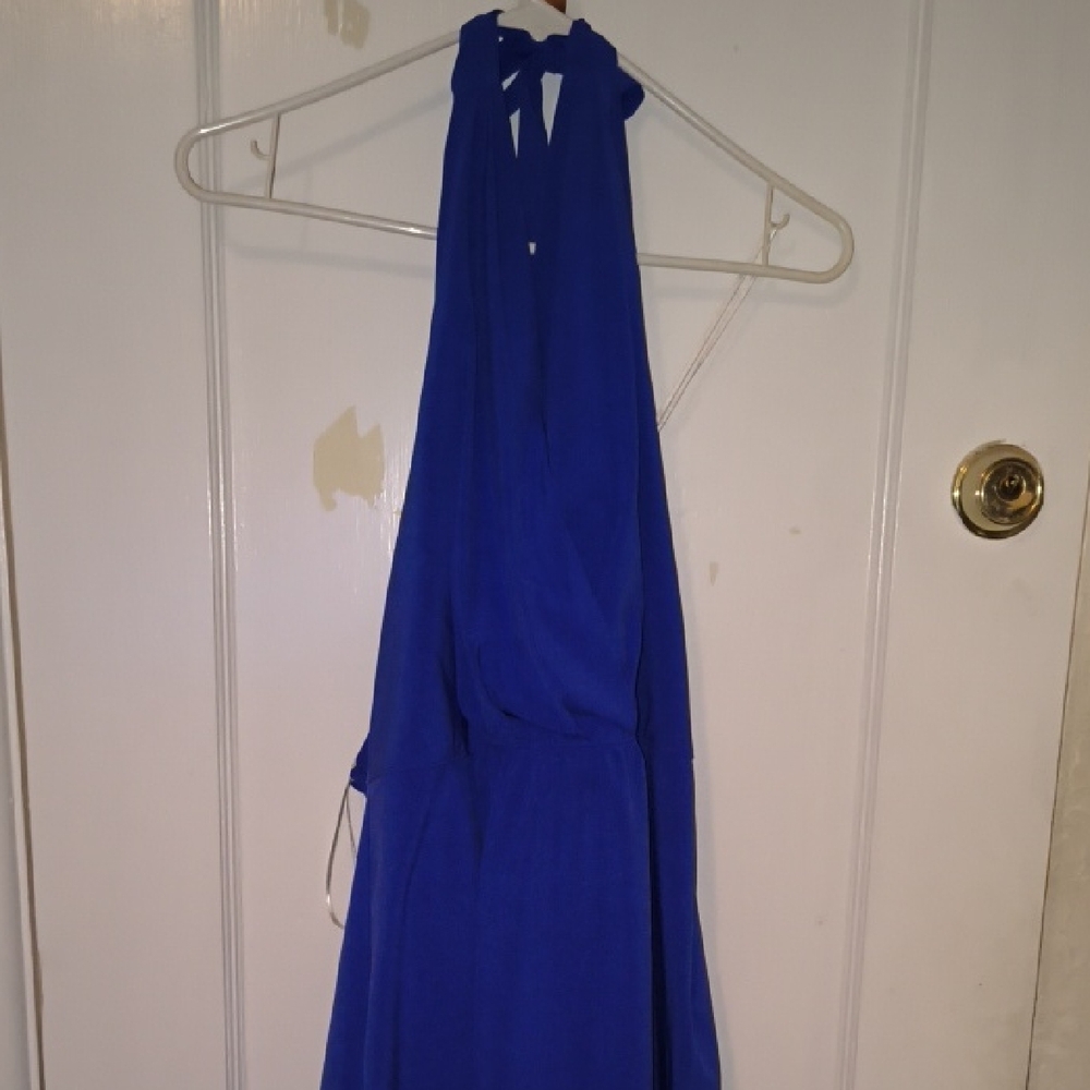 Athleta | Vibrant Blue Backless Dress